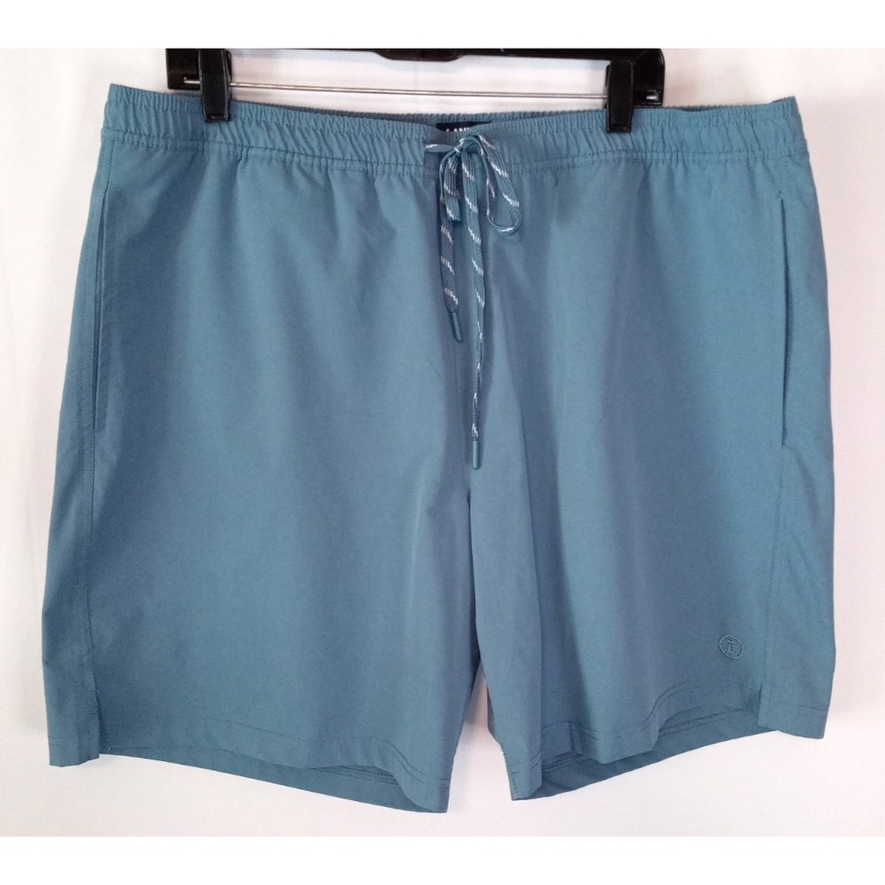 Lands' End Men's Board Swim Shorts, XXL, Blue